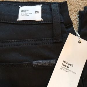NWT Hudson Black Nico Skinny Jeans